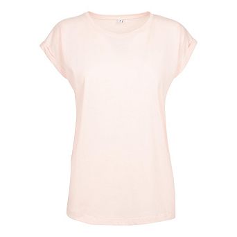 Build Your Brand Womens/Ladies Extended Shoulder T-Shirt