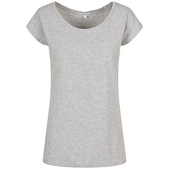 Build Your Brand Womens/Ladies Wide Neck T-Shirt