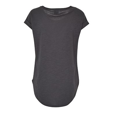 Build Your Brand Womens/Ladies Long Slub T-Shirt