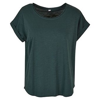 Build Your Brand Womens/Ladies Long Slub T-Shirt