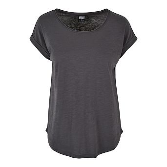 Build Your Brand Womens/Ladies Long Slub T-Shirt