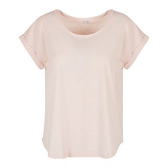 Build Your Brand Womens/Ladies Long Slub T-Shirt