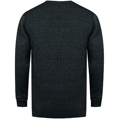 Henbury Mens 12 Gauge Fine Knit V-Neck Jumper / Sweatshirt