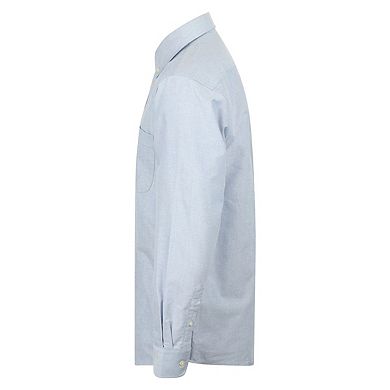 Henbury Mens Long Sleeve Classic Oxford Work Shirt
