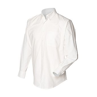 Henbury Mens Long Sleeve Classic Oxford Work Shirt
