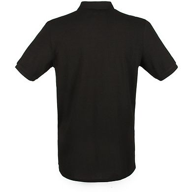 Henbury Mens Modern Fit Cotton Pique Polo Shirt