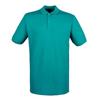 Henbury Mens Modern Fit Cotton Pique Polo Shirt