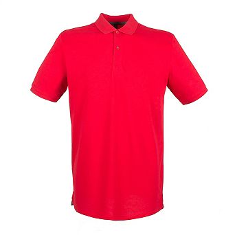 Henbury Mens Modern Fit Cotton Pique Polo Shirt
