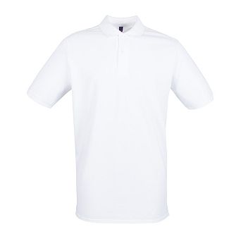Henbury Mens Modern Fit Cotton Pique Polo Shirt