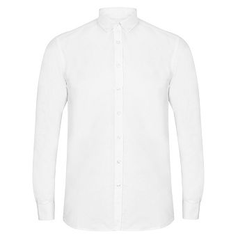 Henbury Mens Modern Long Sleeved Oxford Shirt