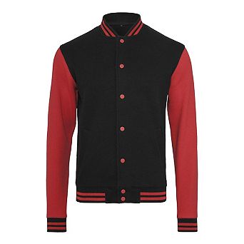 Build Your Brand Mens Sweat College Jacket