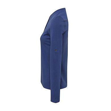 Premier Womens/Ladies Long John Roll Sleeve Tee