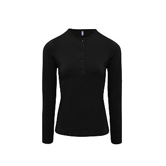 Premier Womens/Ladies Long John Roll Sleeve Tee