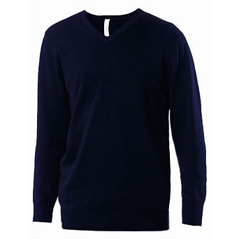 Kariban Mens Cotton Acrylic V Neck Sweater