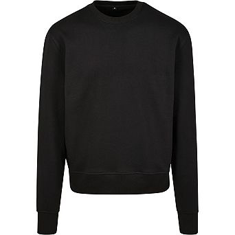 Build Your Brand Unisex Adults Premium Oversize Crew Neck Sweatshirt