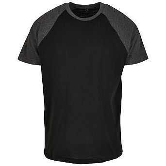 Build Your Brand Mens Raglan Contrast Tee