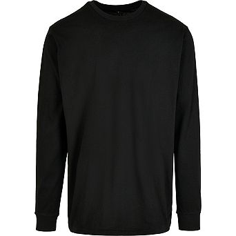 Build Your Brand Mens Ribbed Cuff Sweatshirt
