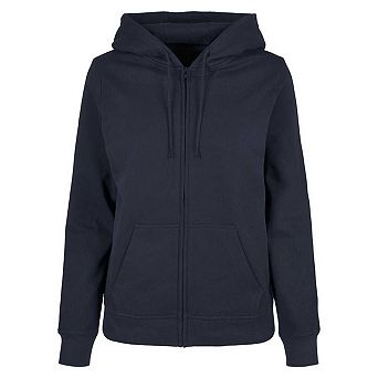 Build Your Brand Womens/Ladies Basic Full Zip Hoodie