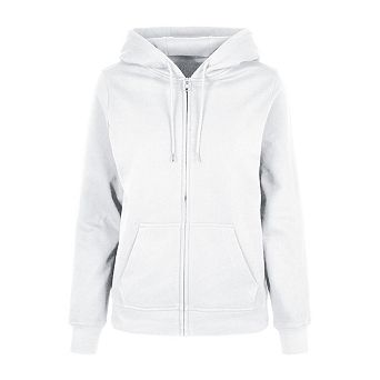 Build Your Brand Womens/Ladies Basic Full Zip Hoodie