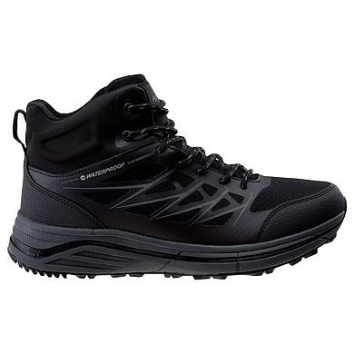 Hi-Tec Mens Hewila Waterproof Mid Cut Walking Shoes