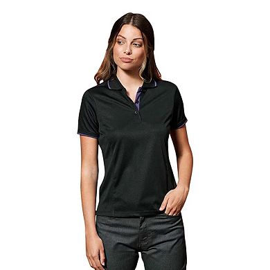 Premier Womens/Ladies Coolchecker Contrast Pique Polo Shirt