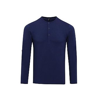 Premier Mens Long John Roll Sleeve T-Shirt