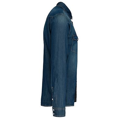 Kariban Mens Denim Long-Sleeved Shirt