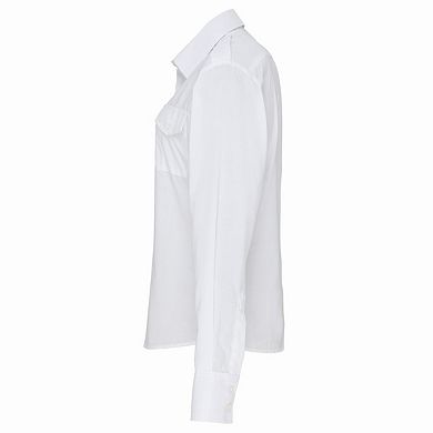 Premier Womens/Ladies Long-Sleeved Pilot Shirt