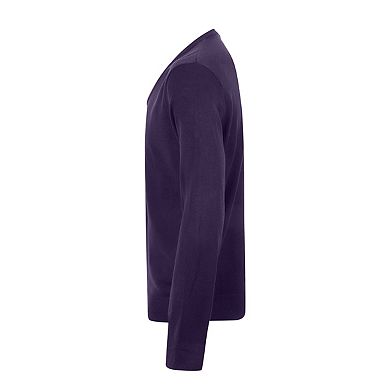 Henbury Mens Cotton Acrylic V Neck Sweatshirt