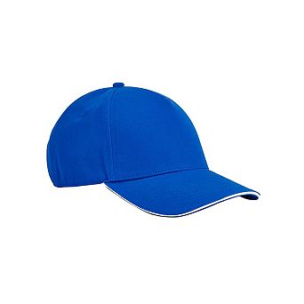 Beechfield Classic 5 Panel Cotton Sandwich Peak Baseball Cap