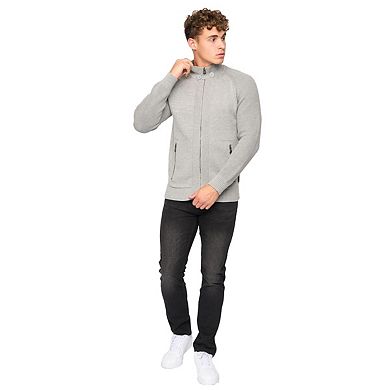 Crosshatch Mens Birchin Knitted Full Zip Jumper