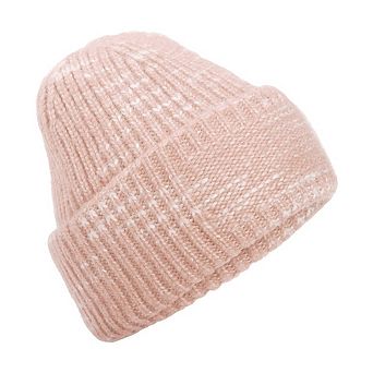 Beechfield Chunky Knit Reverse Patch Beanie