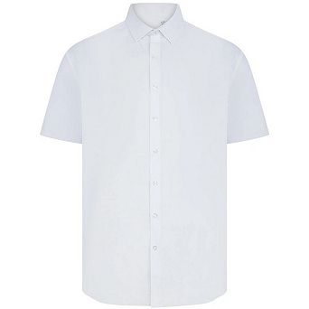 Henbury Mens Cotton Feel CoolPlus Short-Sleeved Formal Shirt