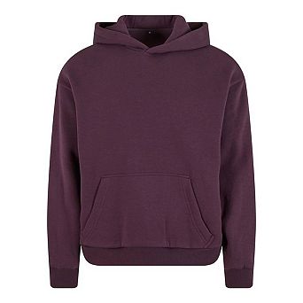 Build Your Brand Unisex Adult Fluffy Pullover Hoodie