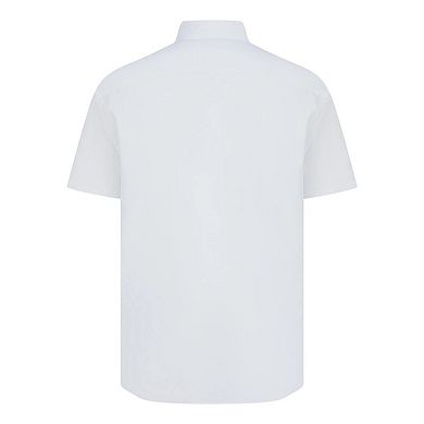 Henbury Mens Cotton Feel CoolPlus Short-Sleeved Shirt