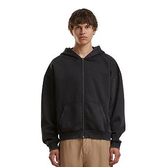 Build Your Brand Mens Vintage Heavy Hoodie