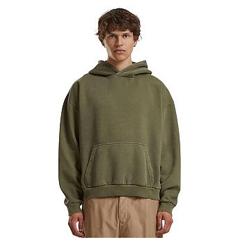 Build Your Brand Mens Vintage Heavy Hoodie