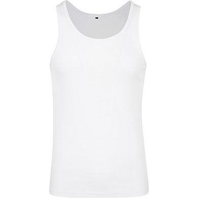 Build Your Brand Mens Plain Tank Top