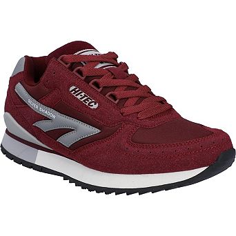 Hi-Tec Mens Silver Shadow Suede Trainers