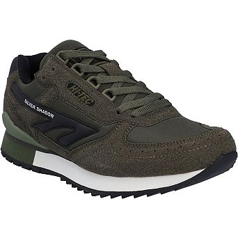 Hi-Tec Mens Silver Shadow Suede Trainers