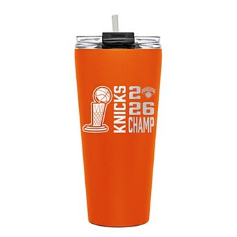 New York Knicks NBA Finals 2026 Champions 32 oz Stainless Steel Big Slim Tumbler