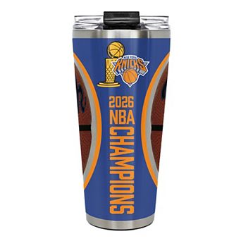 New York Knicks NBA Finals 2026 Champions 32 oz Stainless Steel Big Slim Tumbler