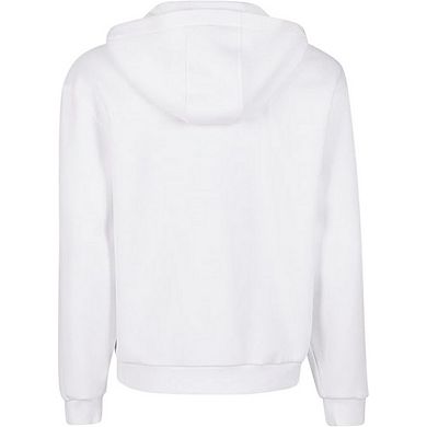 Build Your Brand Mens Fluffy Full Zip Hoodie