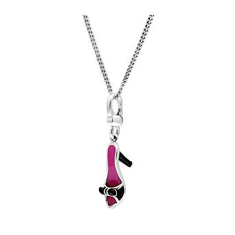 Alamode 925 Sterling Silver High Heel Necklace