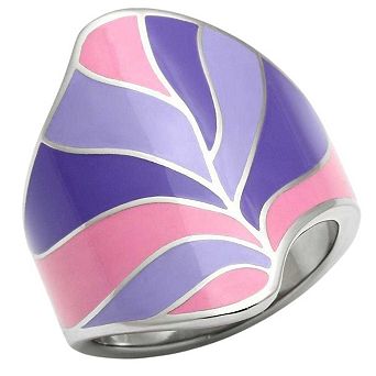 Alamode Abstract Floral Ring