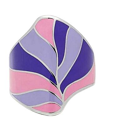 Alamode Abstract Floral Ring