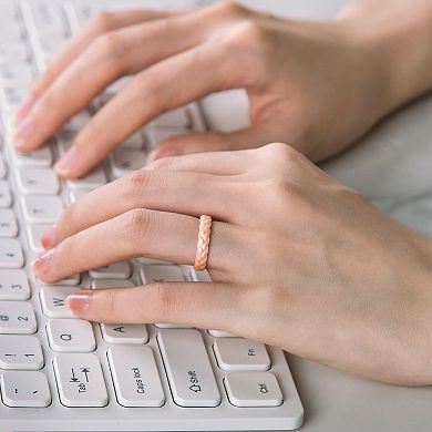 Silicone Stackable Wedding Bands Set