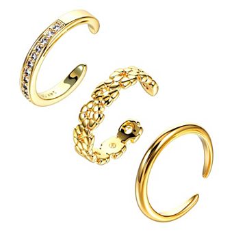 Gold Adjustable Toe Rings for Women