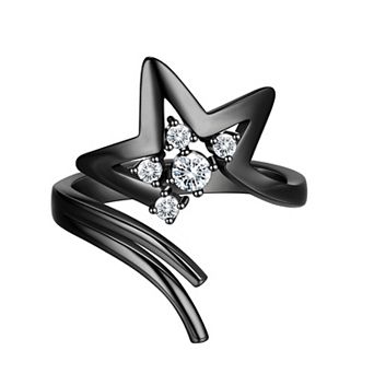 Sparkling Star Wrap Open Ring for Women