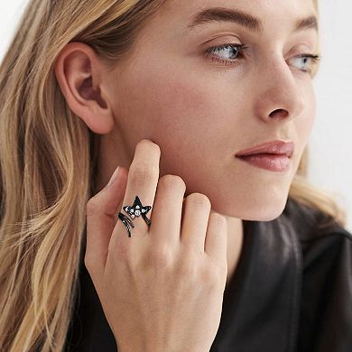 Sparkling Star Wrap Open Ring for Women